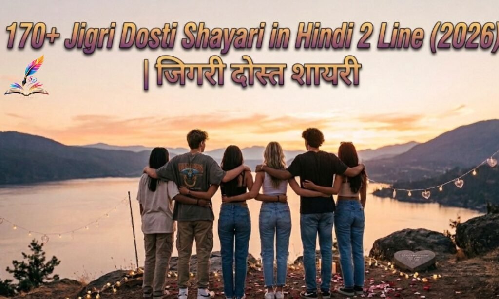170+ Jigri Dosti Shayari in Hindi 2 Line (2026) जिगरी दोस्त शायरी