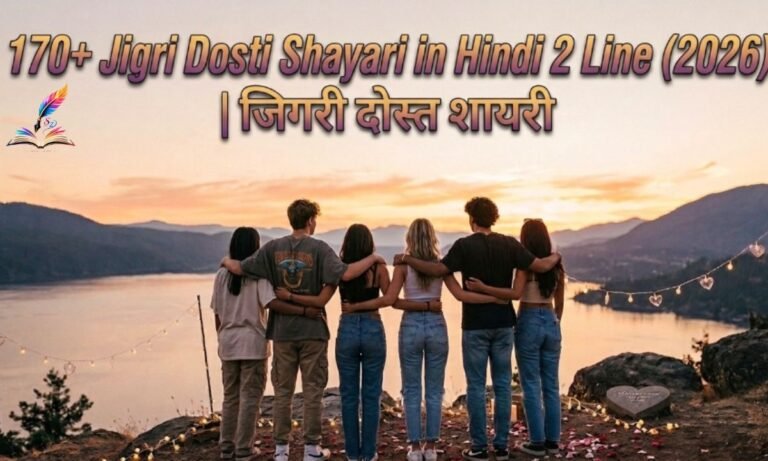 170+ Jigri Dosti Shayari in Hindi 2 Line (2026) जिगरी दोस्त शायरी