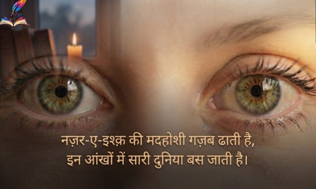 Aankho Par Shayari