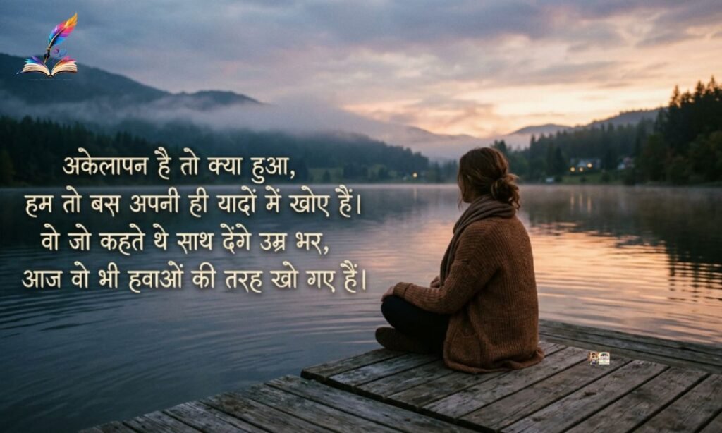 Akelapan Shayari in Hindi┬а