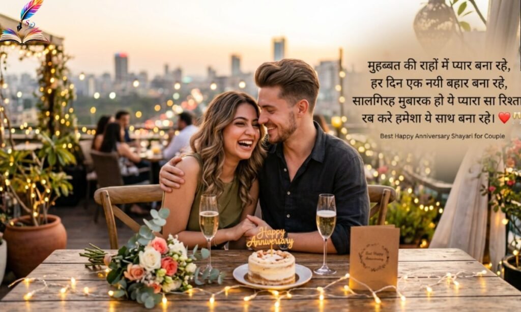 Best Happy Anniversary Shayari for Couple