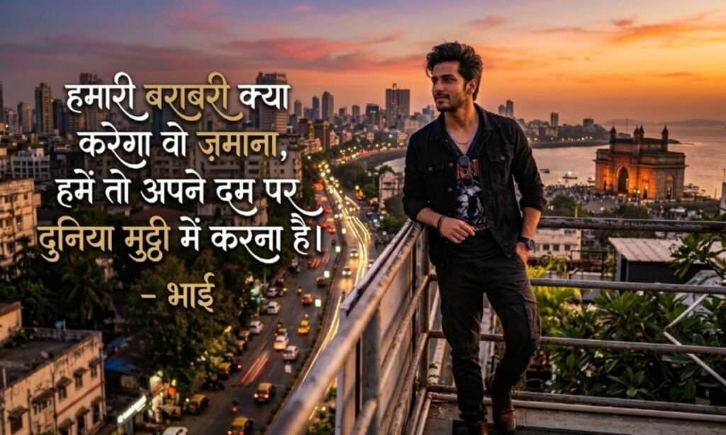 Bhai Shayari in Hindi Attitude