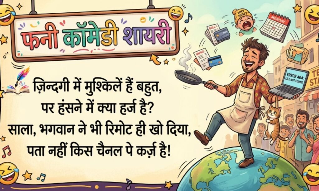 Funny Comedy Shayari in Hindi on Life