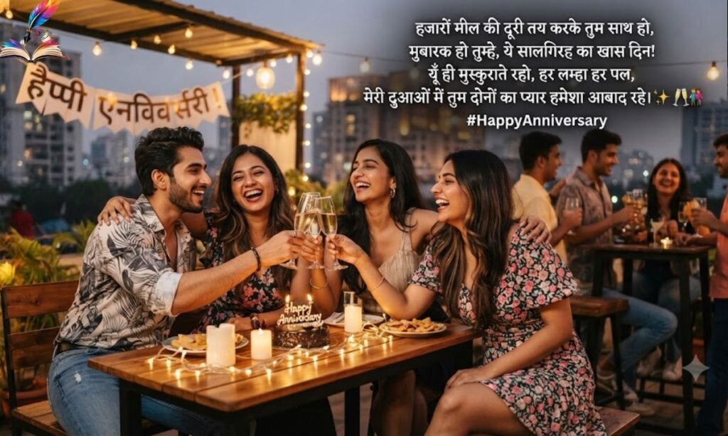 Happy Anniversary Shayari for Friend in Hindi