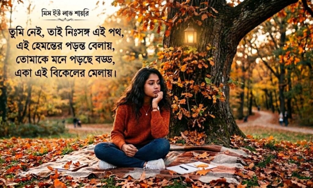 Miss You Love Shayari Bengali