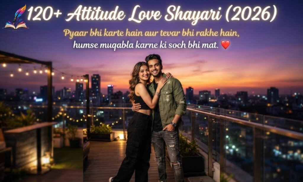120+ Attitude Love Shayari in Hindi (2026) 