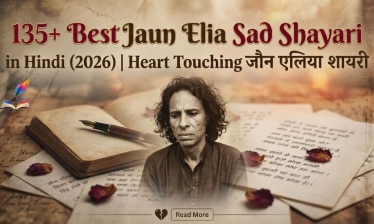 135+ Best Jaun Elia Sad Shayari in Hindi (2026) Heart Touching जौन एलिया शायरी