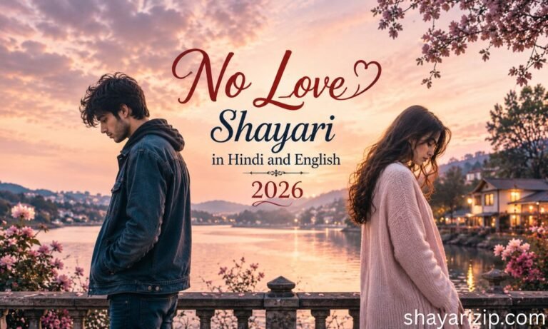 145+ Best No Love Shayari in Hindi & English (2026) Heart Touching Read & Explore Now