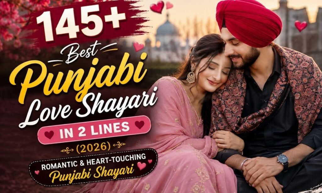 145+ Best Punjabi Love Shayari in 2 Lines (2026) Romantic & Heart-Touching Punjabi Shayari