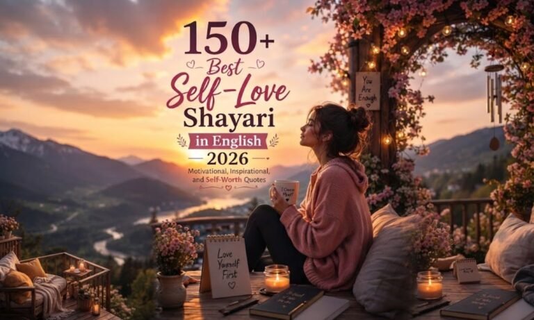 150+ Best Self Love Shayari in English (2026) Motivational, Inspirational & Self-Worth Quotes  
