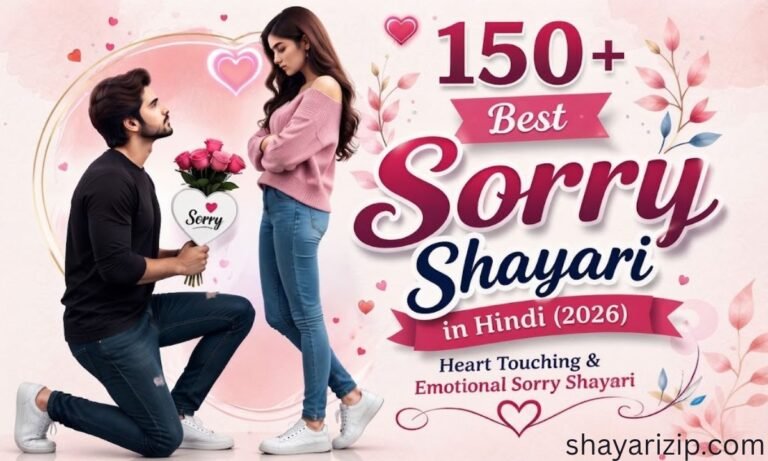 150+ Best Sorry Shayari in Hindi (2026) Heart Touching & Emotional Sorry Shayari