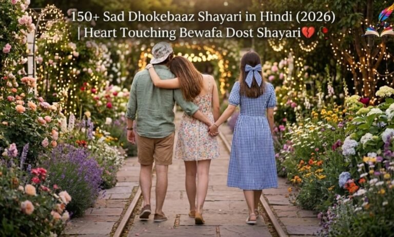 150+ Sad Dhokebaaz Shayari in Hindi (2026) Heart Touching Bewafa Dost Shayari💔🥀 