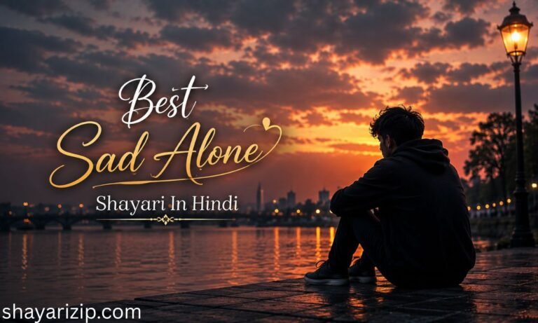 180+ New & Best Sad Alone Shayari In Hindi अलोन शायरी हिंदी मे 2026
