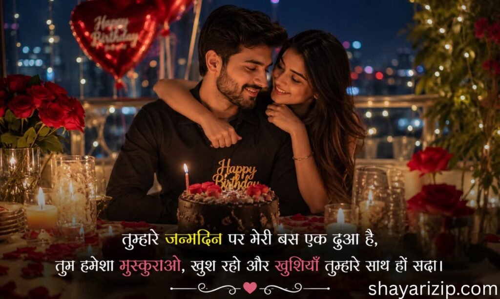 2 Line Birthday Shayari for Husband