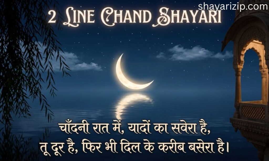 2 Line Chand Shayari