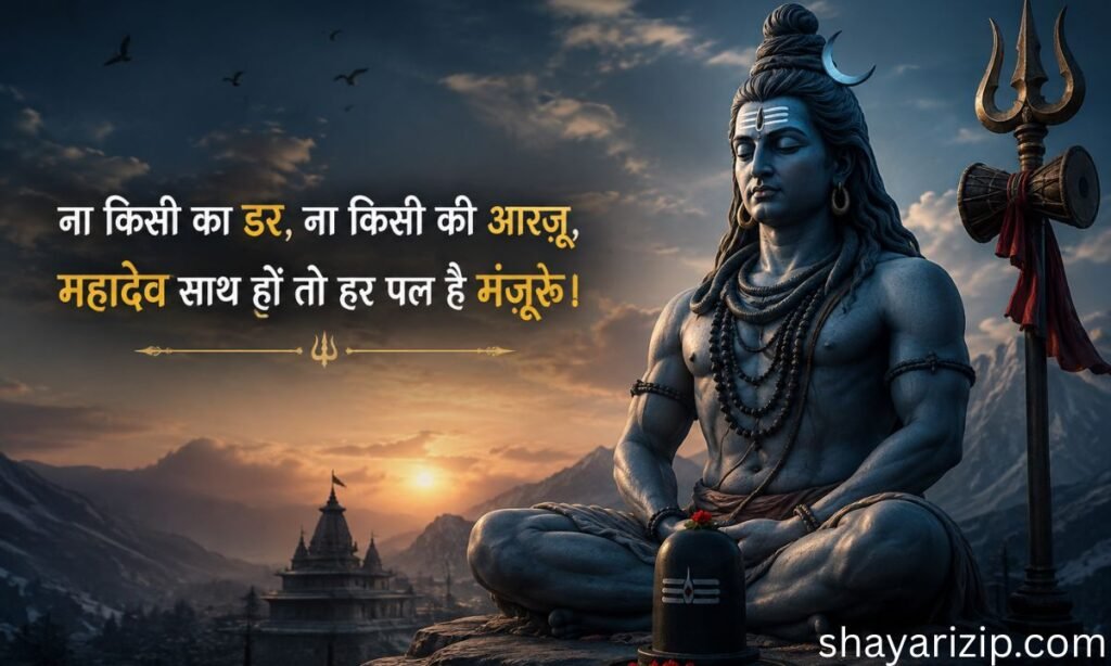 2 Line Mahadev Shayari