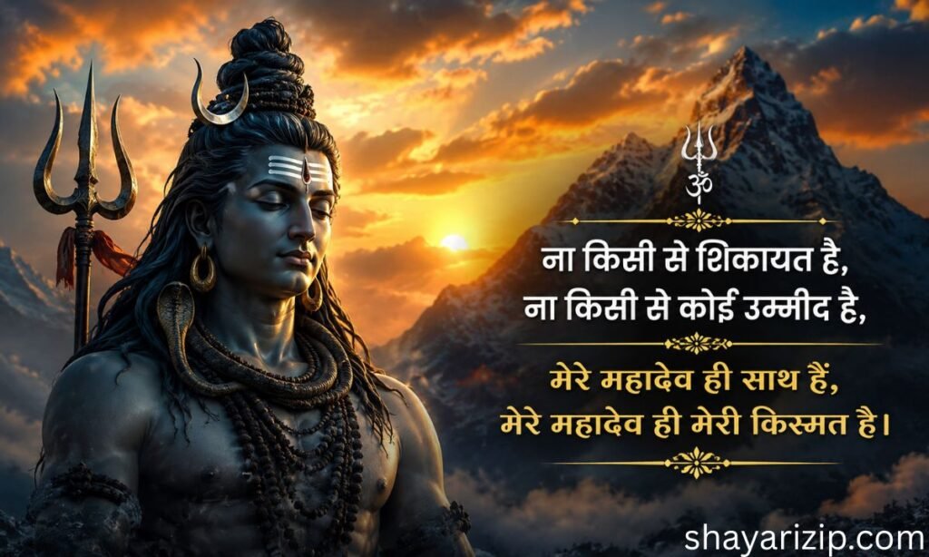 2 Line Mahadev Shayari