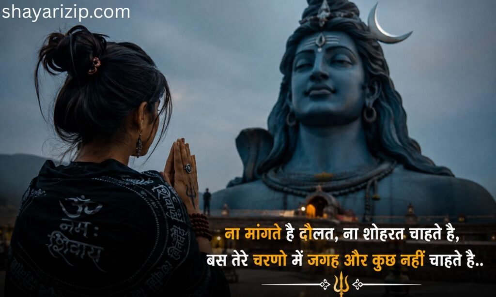 2 Line Mahadev Shayari Girl