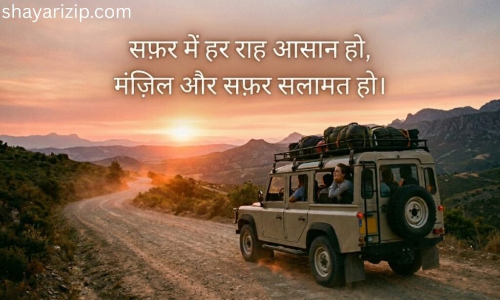 2 Line Safar Shayari on Travel┬а