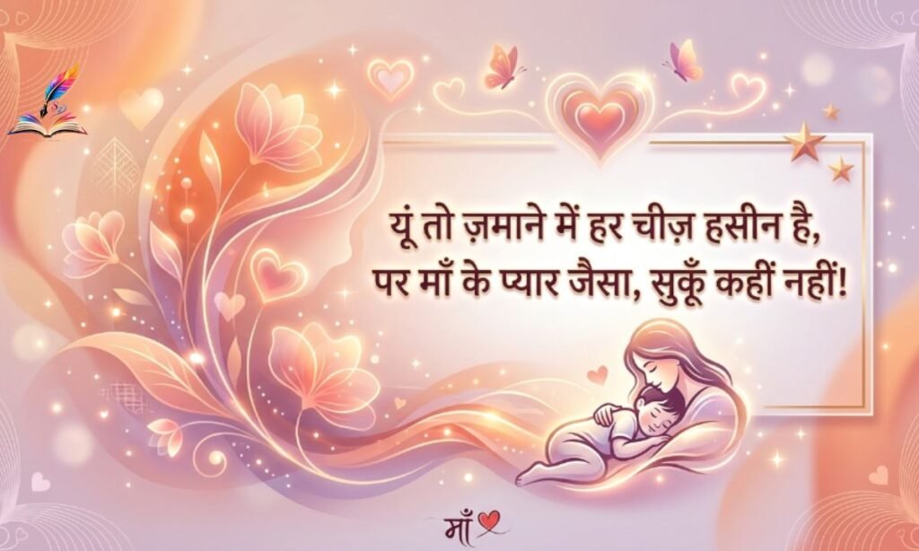 2 line heart touching maa shayari