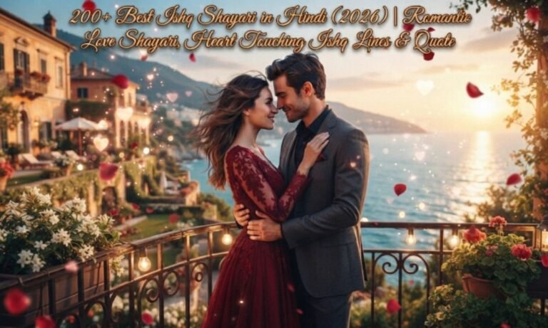 200+ Best Ishq Shayari in Hindi (2026) Romantic Love Shayari, Heart Touching Ishq Lines & Quote 