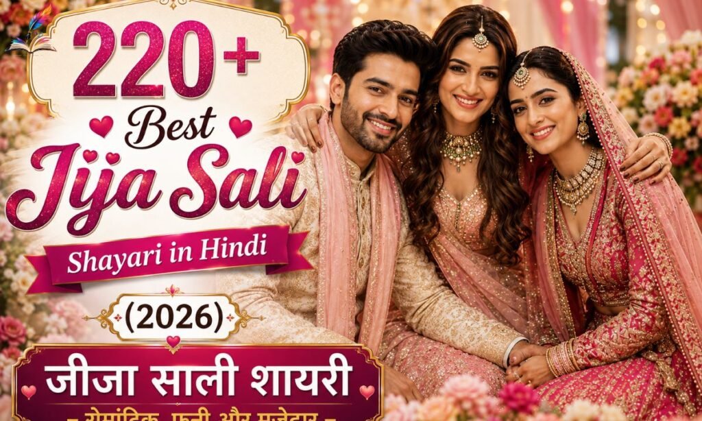 220+ Best Jija Sali Shayari in Hindi (2026) जीजा साली शायरी – रोमांटिक, फनी और मजेदार