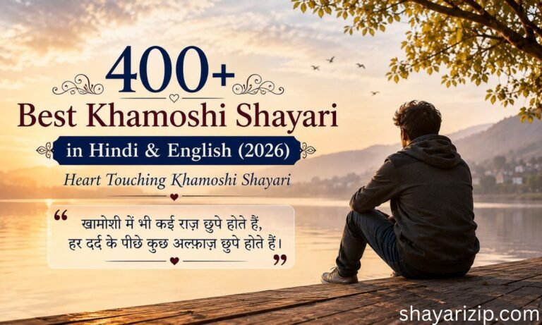 400+ Best Khamoshi Shayari in Hindi & English (2026) Heart Touching Khamoshi Shayari