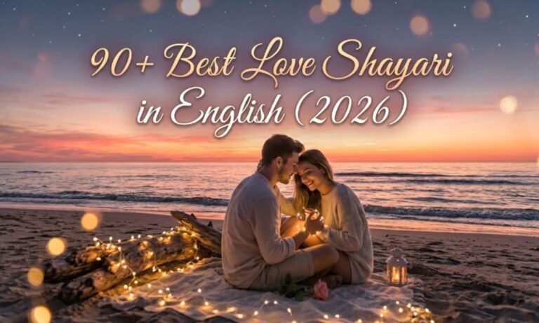 90+ Best Love Shayari in English (2026) 
