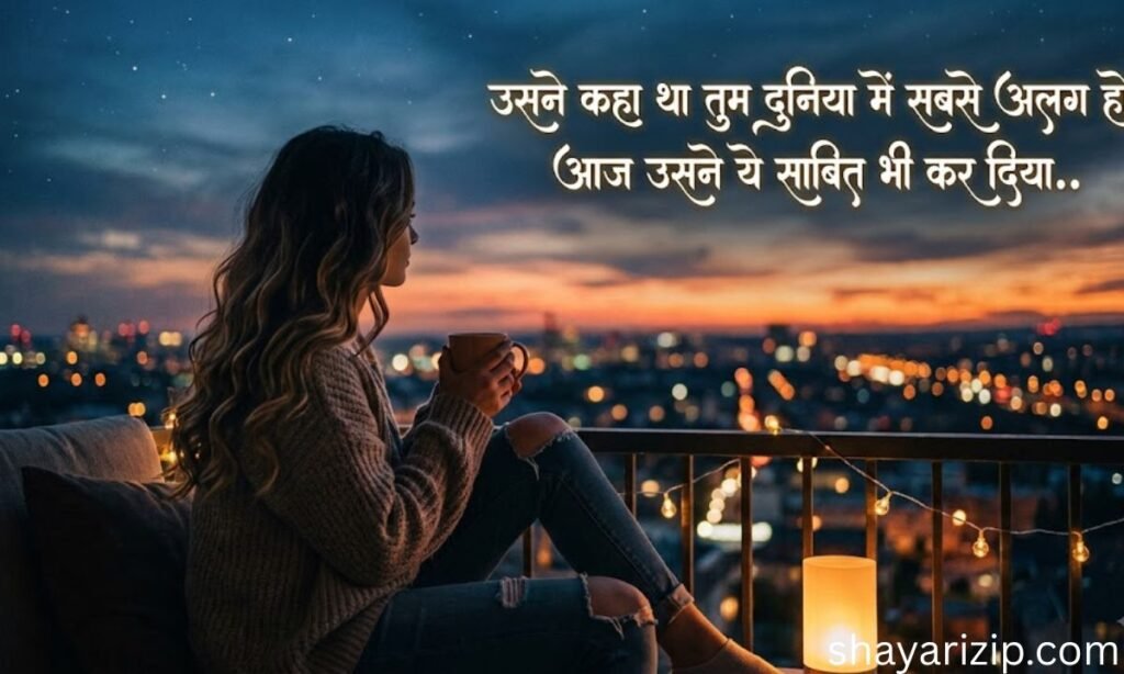 Alone Shayari Hindi Love