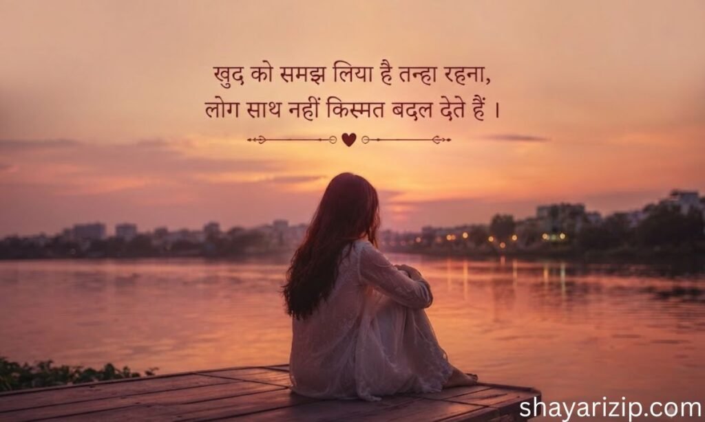 Alone Shayari for Girl