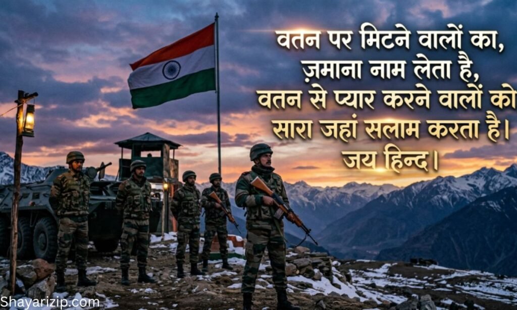 Army Desh Bhakti Shayari