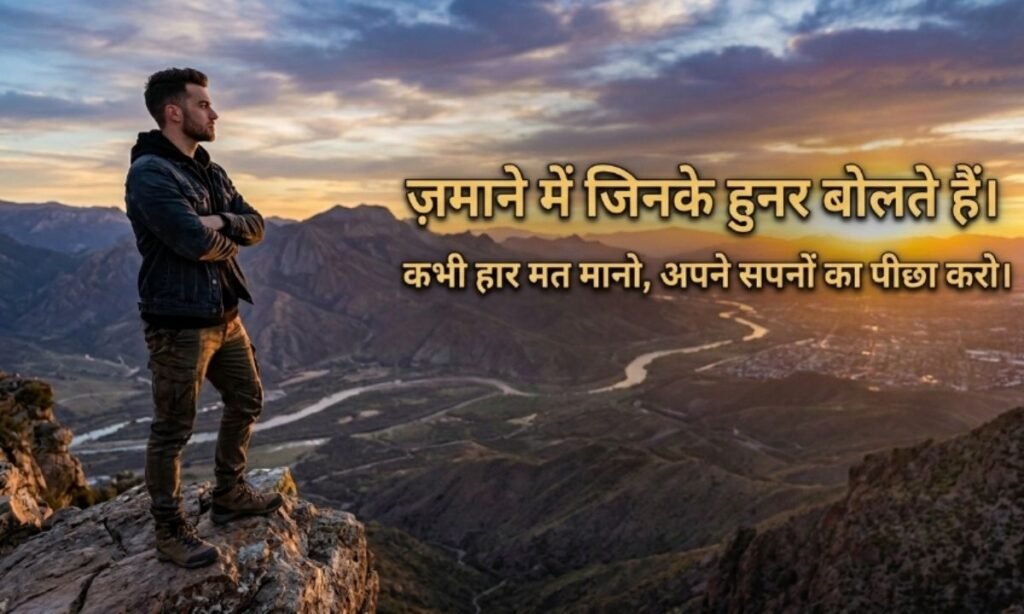 Attitude Motivational Shayari in Hindi