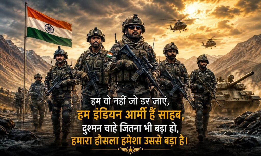 Attitude Shayari for Indian Army