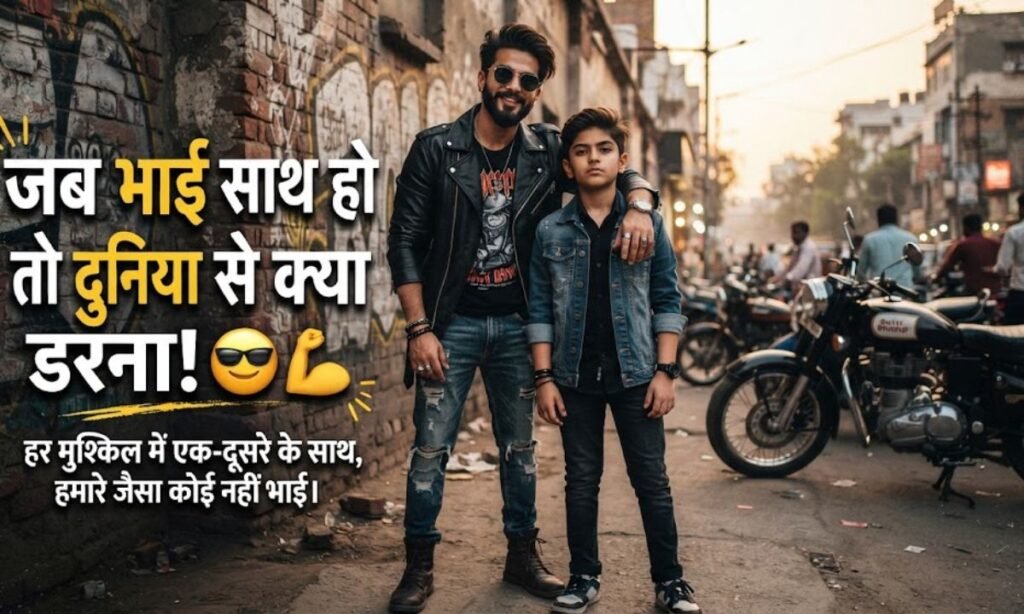 Attitude Shayari in Hindi for Brother