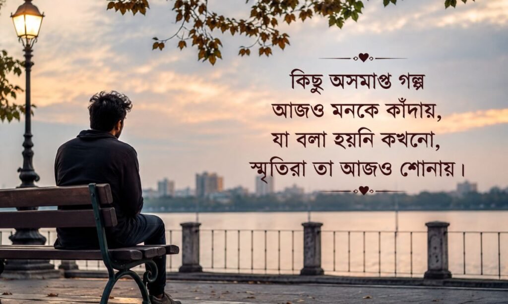 Bangla sad shayari for instagram