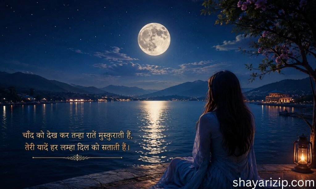 Chand Shayari 2 Line