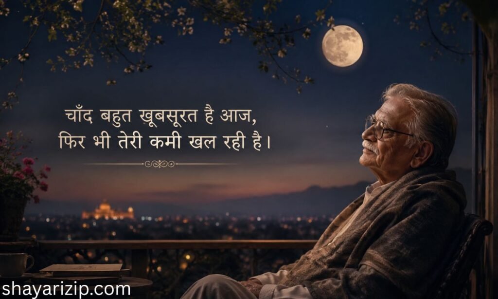 Chand Shayari Gulzar