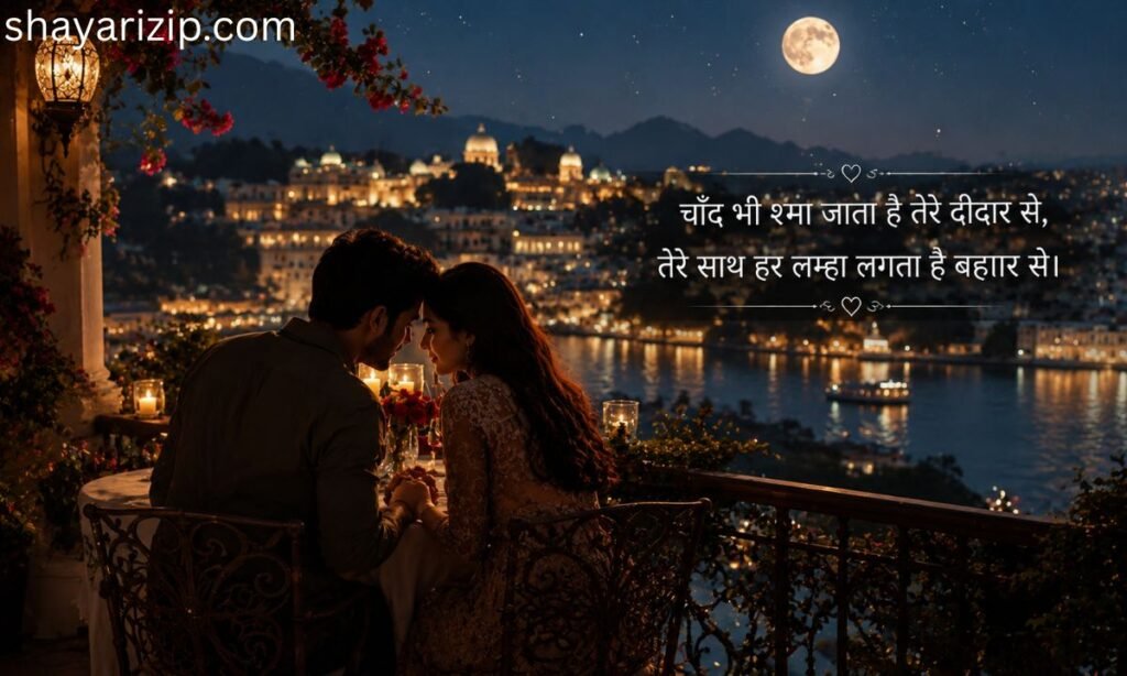 Chand Shayari Love
