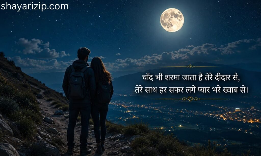 Chand Shayari Love
