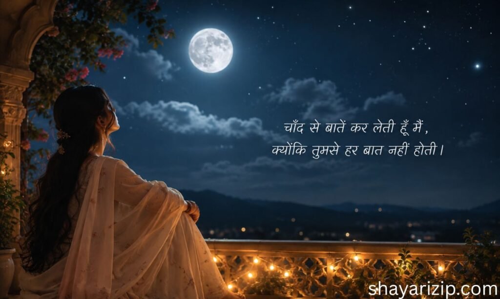 Chand Shayari in Hindi