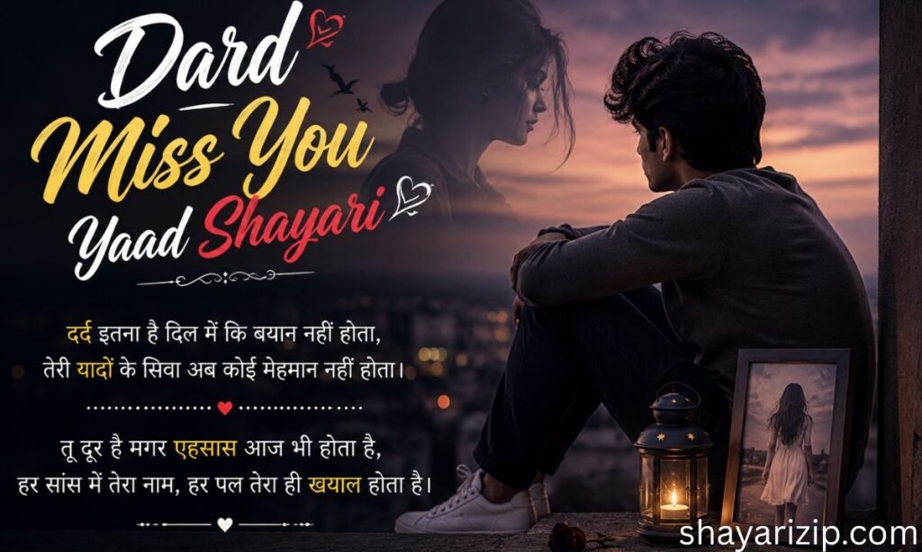 Dard Miss You Yaad Shayari