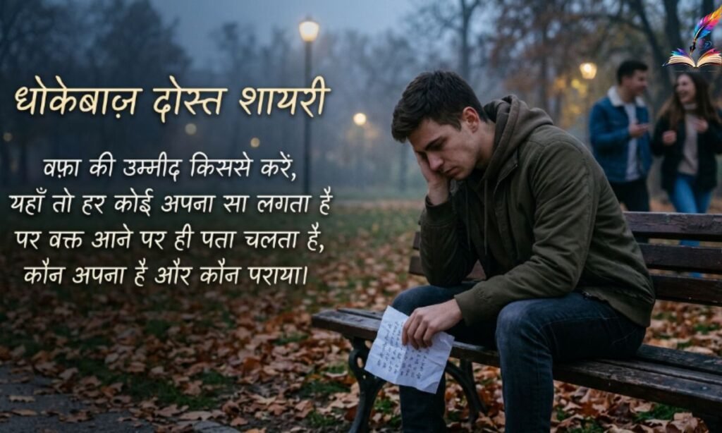 Dhokebaaz Dost Shayari in Hindi┬а