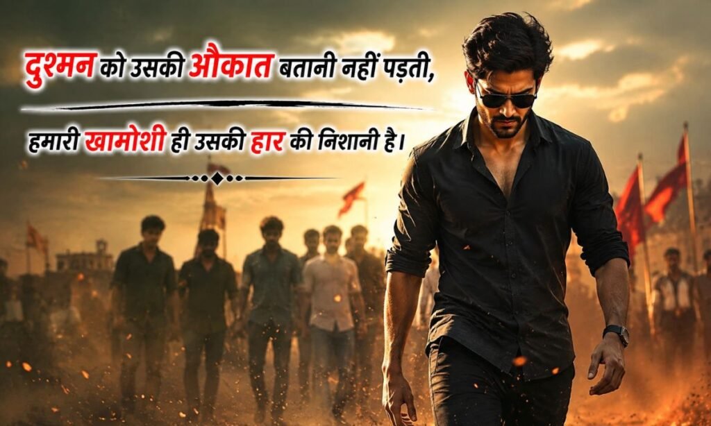 Dushman Attitude Shayari in Hindi