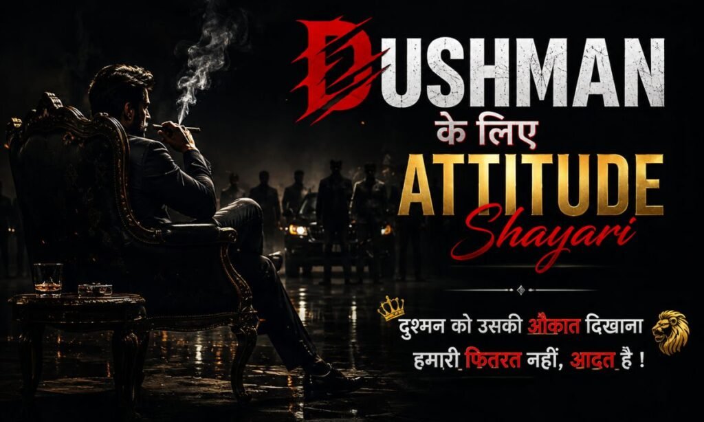 Dushman Ke Liye Attitude Shayari