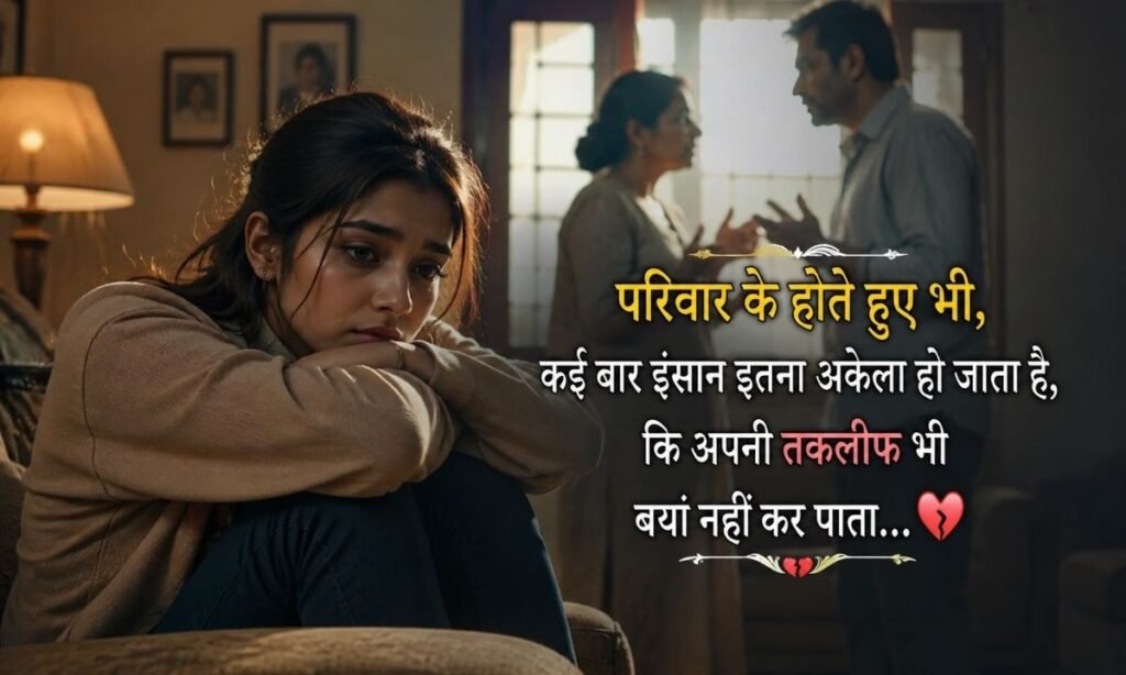 Family sad shayari for instagram