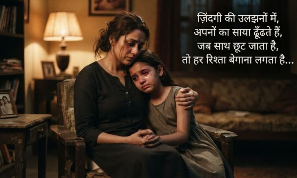Family sad shayari on life