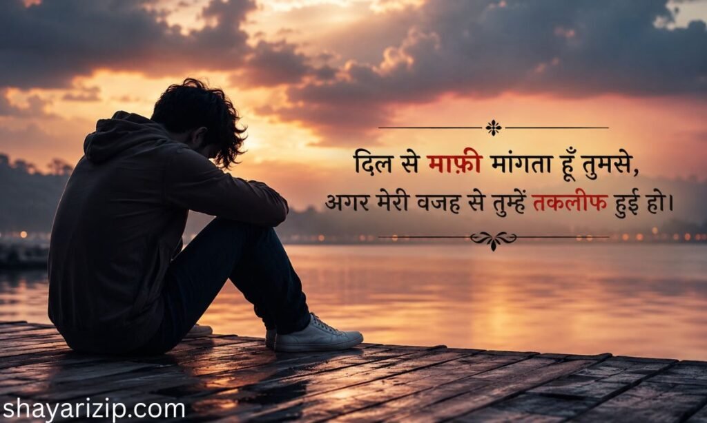 Feeling Sorry Shayari