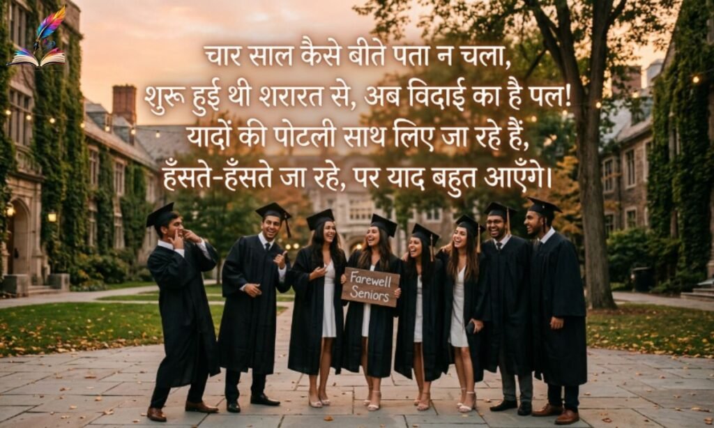 Funny Farewell Shayari for Seniors in Hindi  