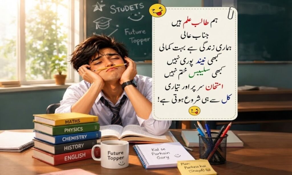 Funny poetry in Urdu for students