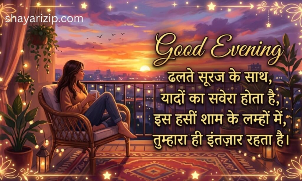 Good Evening Shayari┬а